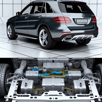 Mercedes Benz EQE 500 EV SUV Luxury Electric Car